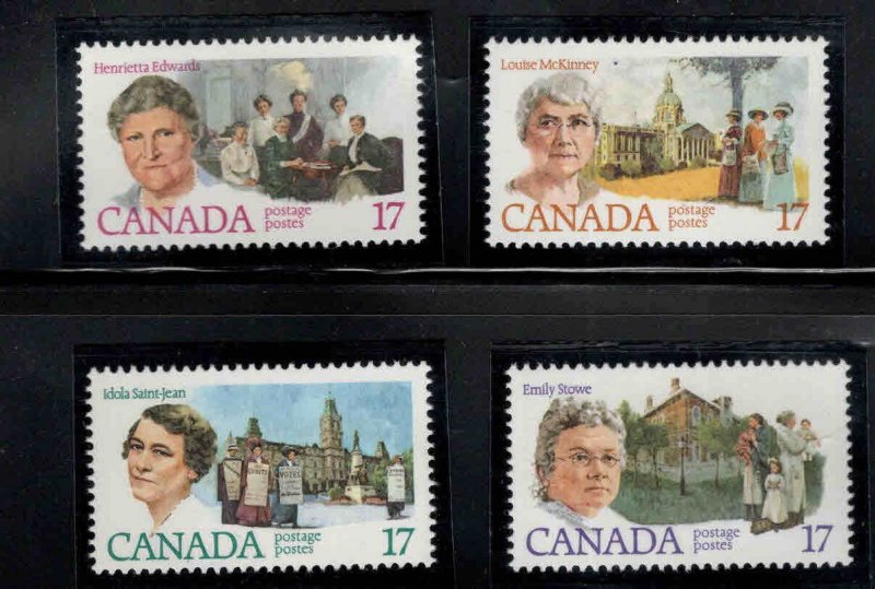 CANADA Scott 879-882 MNH** Feminist Set