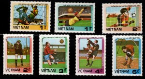 Viet Nam Scott 1576-1582 Unused NGAI Soccer set