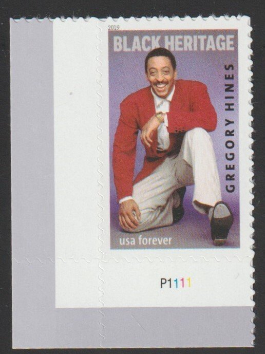 SC# 5349 - (55c) - Gregory Hines, MNH Plate # Single LL # P1111