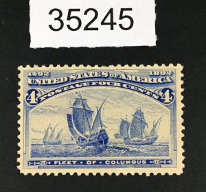 US STAMPS # 233 MINT OG NH VF LOT #35245