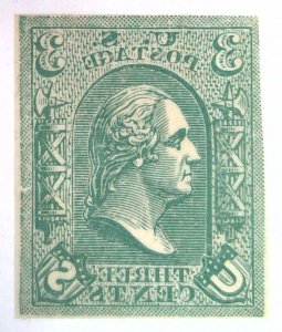 Scott #79-E8a - 3c Light Green - Loewenberg Decalcomania - Essay