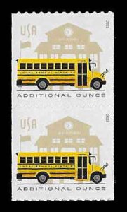 PCBstamps  US #5741 Coil Pair 45c(2x24c)School Bus, MNH, (58)