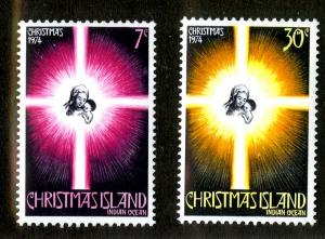 CHRISTMAS ISLAND  61-2  MH SCV $2.15  BIN $1.00