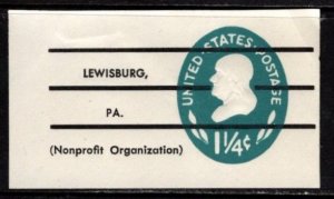 #U541 Franklin Precancelled Cut Square Type 3a7 - Mint