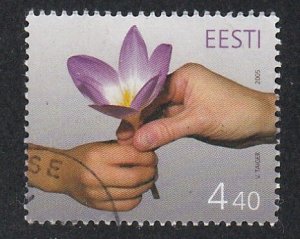 Estonia # 510, Mothers Day - Flower, Used