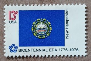 United States #1641 13c New Hampshire State Flag MNG (1976)