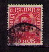 ICELAND Sc# 115 USED F King Christian X cc