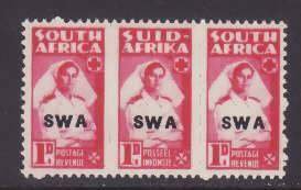 South-West Africa-Sc#145- id6-unused og NH 1p Nurses-1942-45-