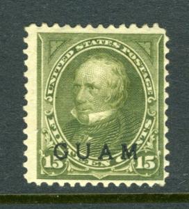 Guam #10 Overprint Issue of War of 1899 (Mint Heavy Hinged)    cv$150.00