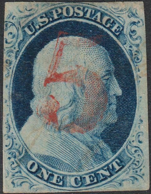 U.S. 9 Used FVF Red 5 Ccl. (13120)