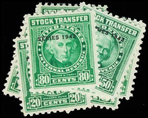 U.S. REV. DATED GREENS RD117-26  Mint (ID # 115811)