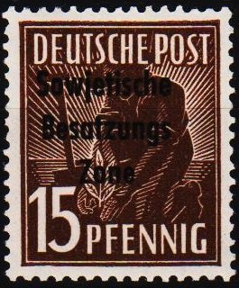 Germany.. 1948 15pf S.G.R6 Unmounted Mint