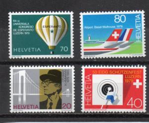 Switzerland 671-674 MNH