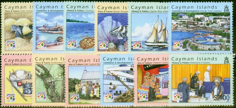 Cayman Islands 2003 500th Anniv Discovery of Cayman Set of 12 SG1019-1030 Very F