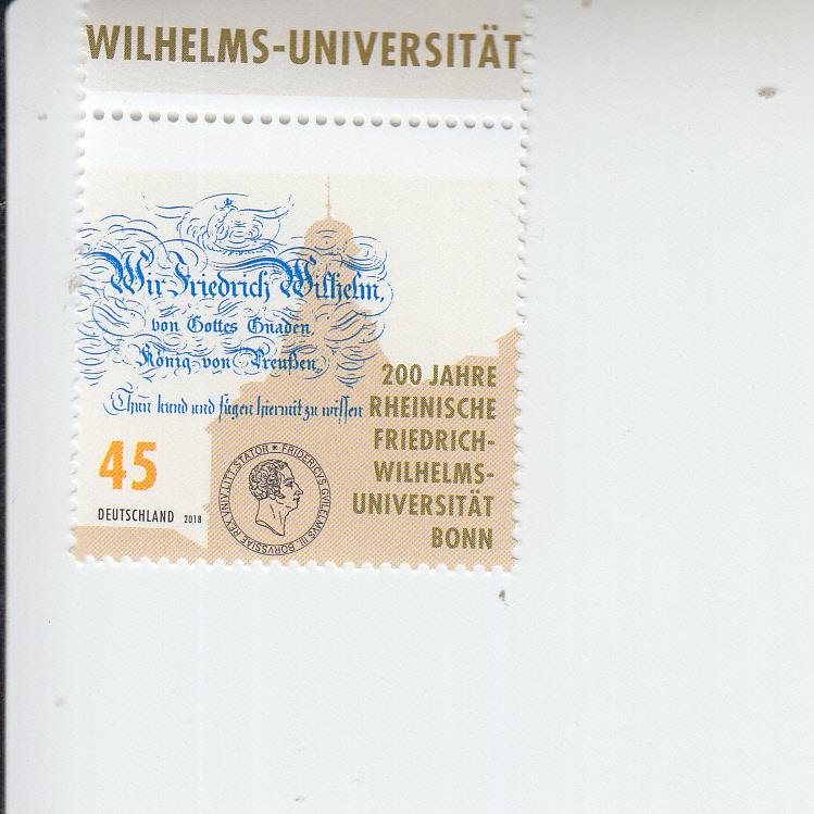 2018 Germany University of Bonn (Scott 3022) MNH