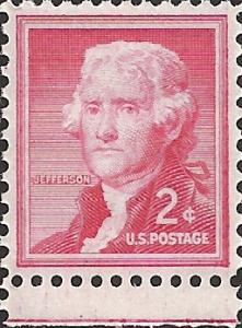 # 1033 MINT NEVER HINGED THOMAS JEFFERSON
