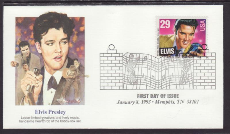 US 2721 Elvis Fleetwood U/A FDC