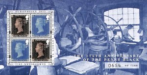 Great Britain 2015, Europhilex, numbered s/s, MNH