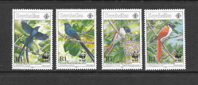 BIRDS - SEYCHELLES #775-8   MNH