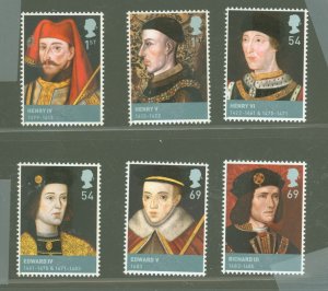 Great Britain #2549-2554  Single (Complete Set) (Royalty)