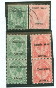 South West Africa #16a/17a/29/30 Unused Single