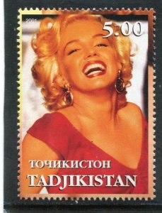 Tajikistan 2001 MARILYN MONROE 1 value Perforated Mint (NH)