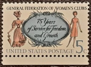 US Scott #1316; 5c Women's Clubs from 1966;  MNH, og; VF