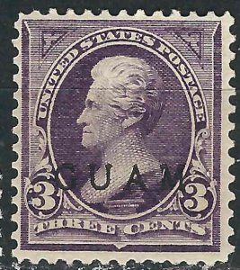 US Guam  3 MNH F/VF Re-gummed 1898 SCV $140.00