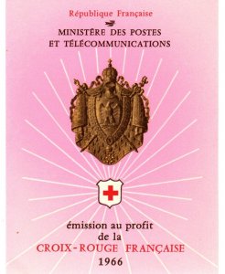 France #B402a Complete Red Cross Booklet  CV $3.50 (X12)