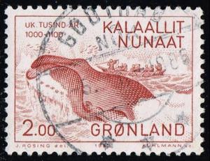 Greenland #148 Eskimos Catching Whale; Used (0.90)