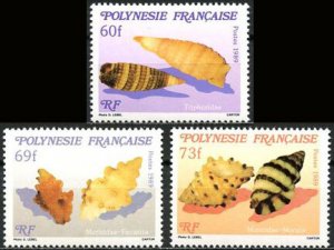 Scott #523-5 Sea Shells MNH