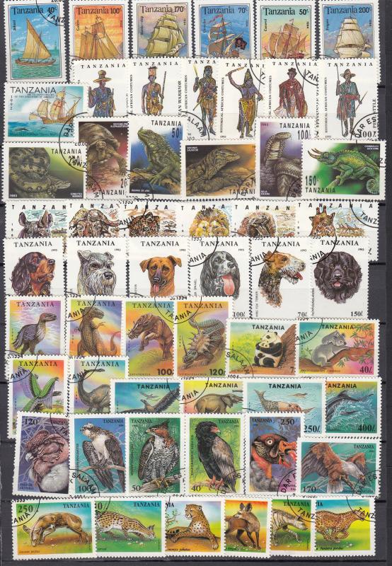 Tanzania - stamp lot #1 - (1677)