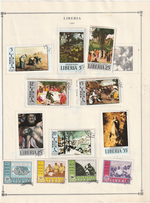 Liberia Collection A - 21 Scans - All the stamps are in the scans.