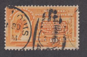 US Sc E3 used 1893 10c orange Special Delivery