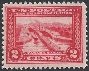 Scott 398, Never Hinged, OG, 1913-5 Panama Pacific Exposi...