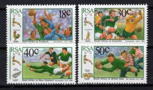 South Africa 770-773 MNH Sports Rugby Games ZAYIX 0424S0183M