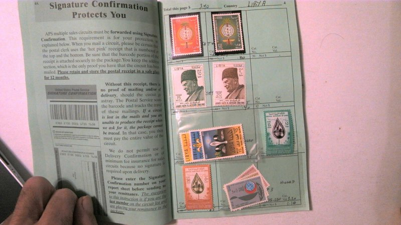 LIBYA COLLECTION IN BOOK, MINT/USED