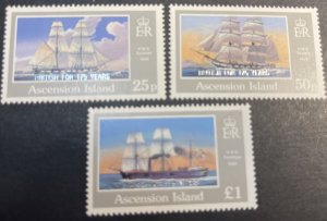 ASCENSION ISLAND # 502-504-MINT NEVER/HINGED--COMPLETE SET--1991