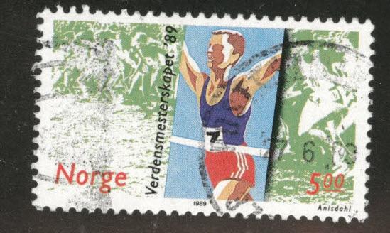 Norway Scott 937 used 1989 stamp