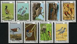 Botswana #198-206 Mint Never Hinged Partial Bird Set fm 1978