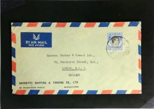 Malaya 1952 Cover to London - Z2235