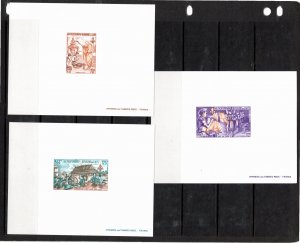 Laos 1973 MNH Sc 241, C106-7 Deluxe Souvenir Sheets