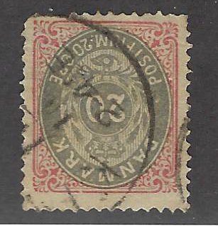 Denmark SC#31 Used Fine SCV$32.50...Worth a Close Look!