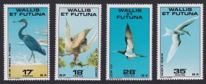 Wallis and Futuna Ocean Birds 4v 1978 MNH SC#214-217 SG#294-297