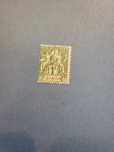 Stamps Gabon Scott #30 h