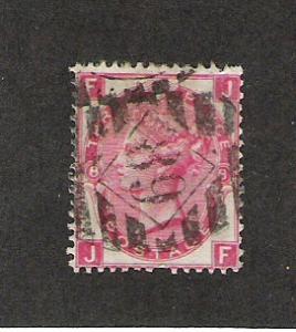 Great Britain Scott # 49 Used 3p Victoria Plate 8 2018 CV $62.50