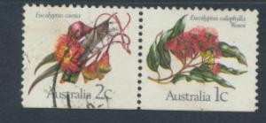 Australia SG 870  Used se-tenant pair from booklet see details & scan