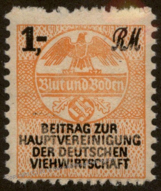 3rd Reich Germany Viehwirtschaft Cattle Breeders 1RM Revenue 96201