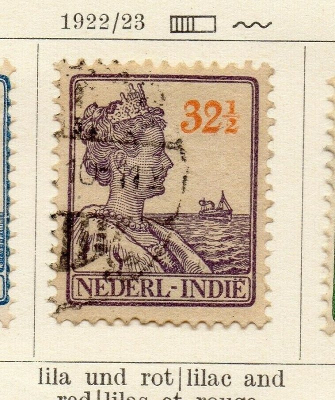 Dutch Indies Netherlands 1922-23 Early Issue Fine Used 32.5c. NW-170620