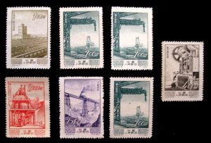 PRC - SCOTT# 214-221 - CS - MNH - CAT VAL $15.50